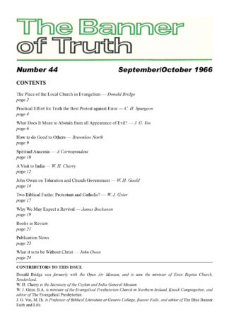 September & October 1966 Magazine