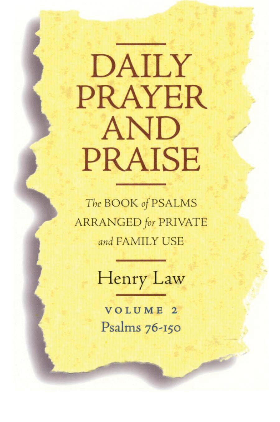 Book Cover For 'Daily Prayer and Praise'