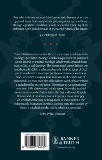 Back cover of Institutes of the Christian Religion by John Calvin
